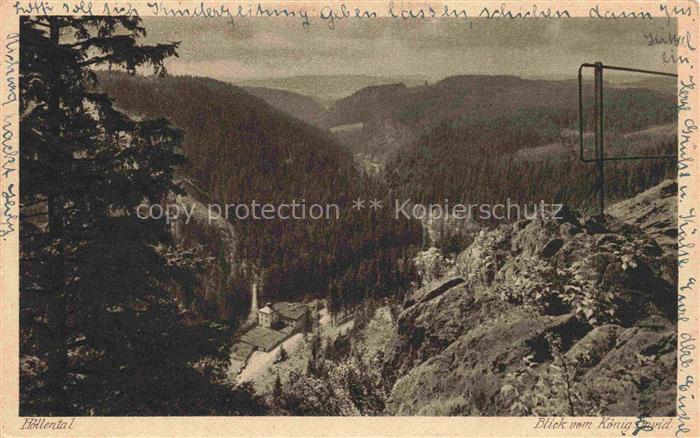 Hoellental Frankenwald Marxgruen Bad Steben Hof Bayern Koenig David
