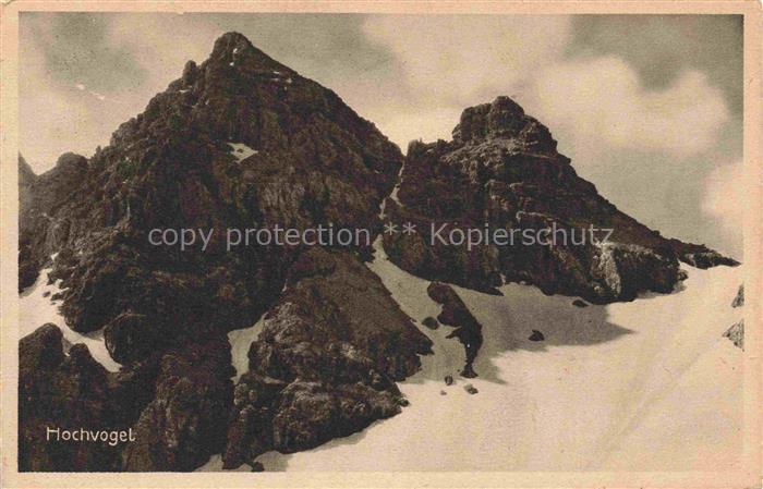 Hochvogel 2589m Bad Hindelang Allgaeu Allgaeuer Alpen am Kalten Winkel