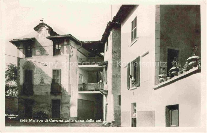 Charona Carona colla casa della cel