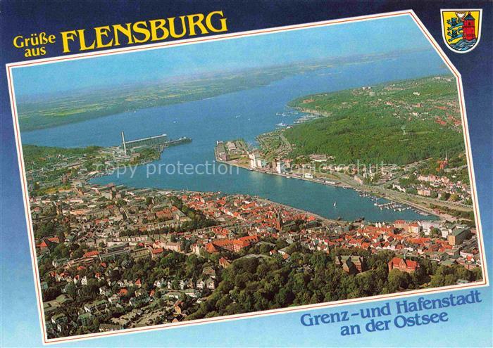 FLENSBURG  Flensborg Schleswig-Holstein Foerdestadt Grenz Hafenstadt Ostsee