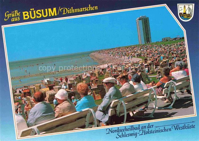 BueSUM Nordseebad Dithmarschen Kurpromenade Strand