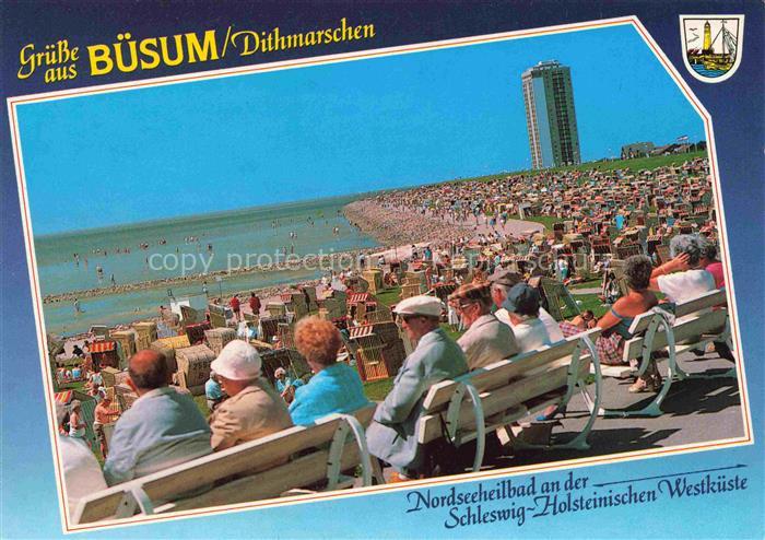 BueSUM Nordseebad Dithmarschen Kurpromenade Strand