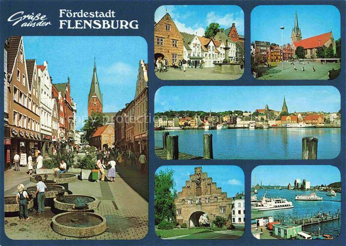 FLENSBURG  Flensborg Schleswig-Holstein Foerdestadt