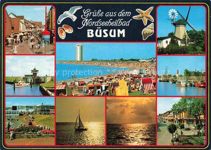 BueSUM Nordseebad Strand Segelboot