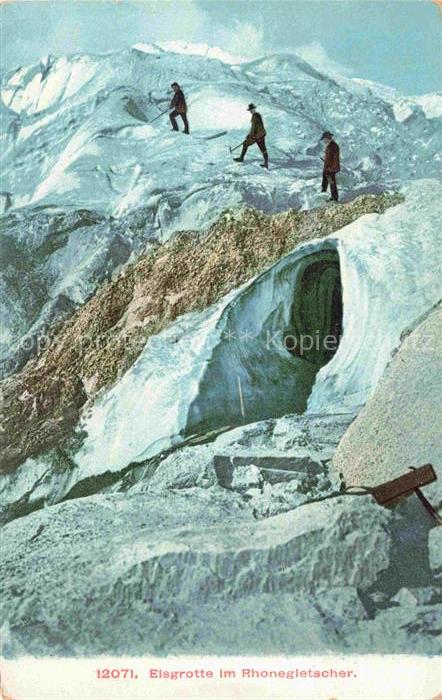 Gletscher Ferner Glacier Glaciar Ghiacciaio-- Eisgrotte Rhon