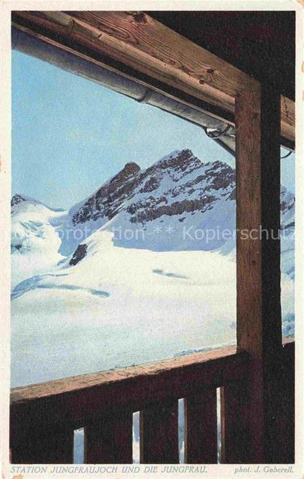 GABERELL Foto Gaberell J. Nr. Jungfrau Joch Schweiz