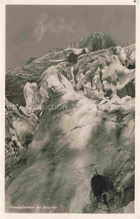 Gletscher Ferner Glacier Glaciar Ghiacciaio-- Eisgrotte Rhone Schweiz