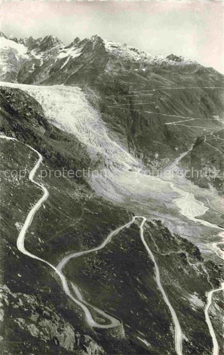 Gletscher Ferner Glacier Glaciar Ghiacciaio-- Rhohne Grimsel Furkastrasse Schwei