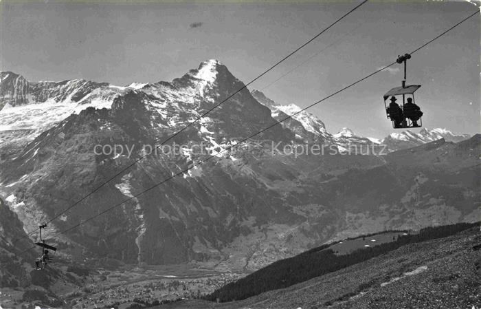 Sessellift Chairlift Telesiege Grindewald Firstbahn Jungfrau Tschingelhorn