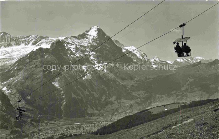 Sessellift Chairlift Telesiege Grindelwald Firstbahn Jungfrau Eiger