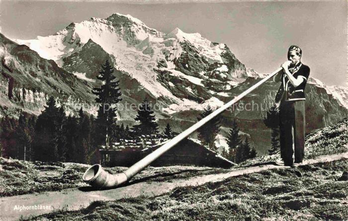 Alphorn Cor des Alpes-- Schweiz