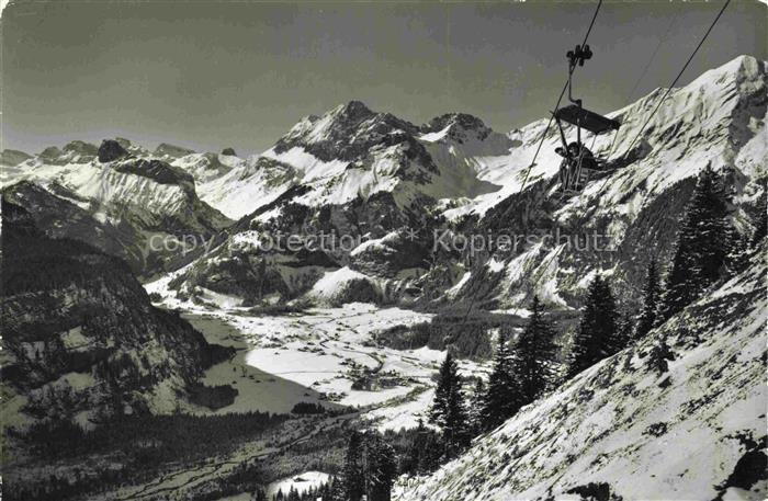 Sessellift Chairlift Telesiege Kandersteg Oeschinen Wildstrubel Gross