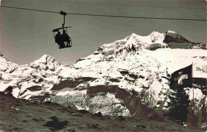 Sessellift Chairlift Telesiege Kandersteg Oeschinen Fruendhorn