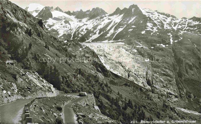 Gletscher Ferner Glacier Glaciar Ghiacciaio-- Rhone Grimselstrasse Schweiz