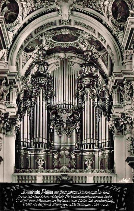 Orgel Kirchenorgel Organ Orgue Passau Domkirche