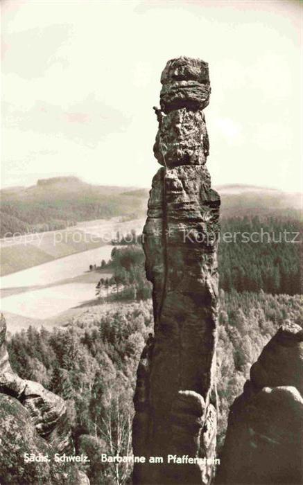 Klettern Bergsteigen Mountaineering Alpinisme Alpinismo-- Saechs Schweiz Barbari