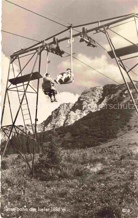 Sessellift Chairlift Telesiege Am Iseler Oberjoch Hochallgaeu