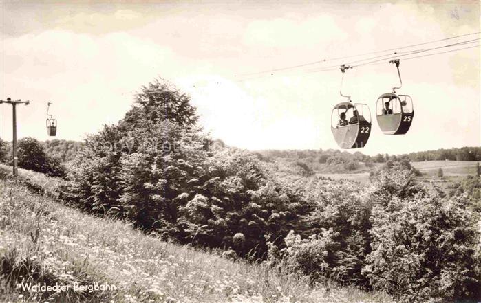 SEILBAHN Cable-Car Telepherique Waldecker Bergbahn