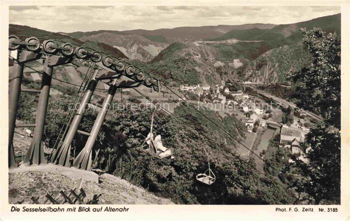Sessellift Chairlift Telesiege an der Ahr Altenahr