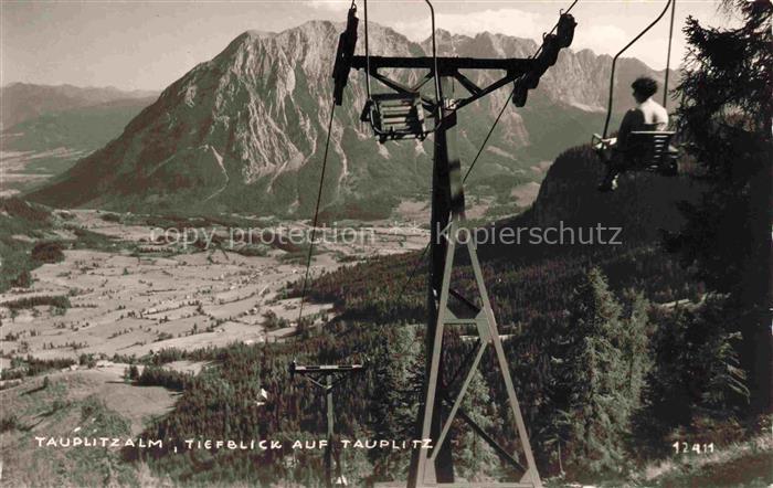 Sessellift Chairlift Telesiege Tauplitzalm