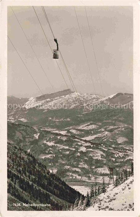 SEILBAHN Cable-Car Telepherique Nebelhornbahn Oberstdorf