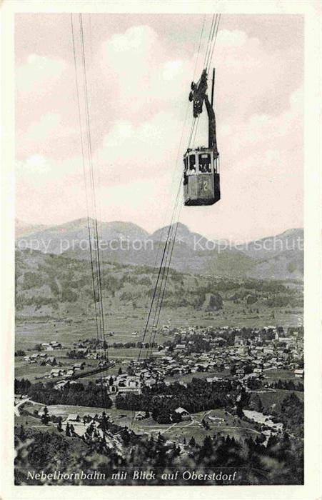 SEILBAHN Cable-Car Telepherique Nebelhornbahn Obertsdorf