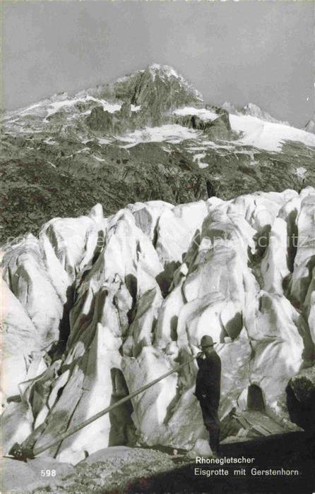 Gletscher Ferner Glacier Glaciar Ghiacciaio-- Eisgrotte Gerstenhorn Rhone