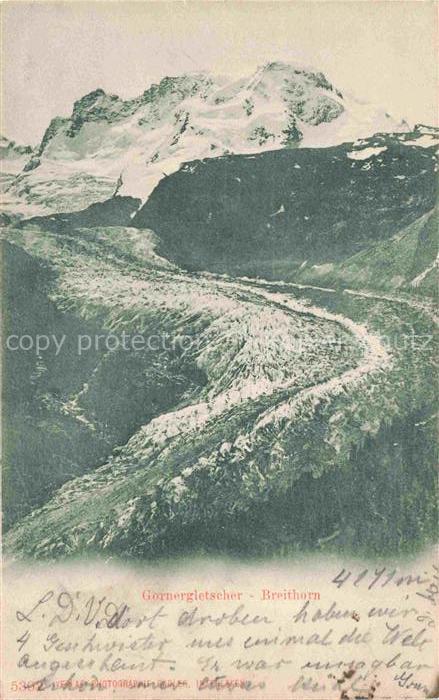 Gletscher Ferner Glacier Glaciar Ghiacciaio-- Gorner Breithorn