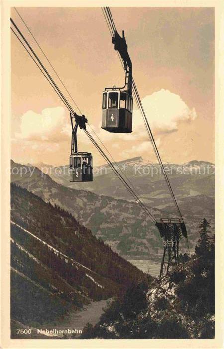 SEILBAHN Cable-Car Telepherique Nebelhornbahn Obertsdorf
