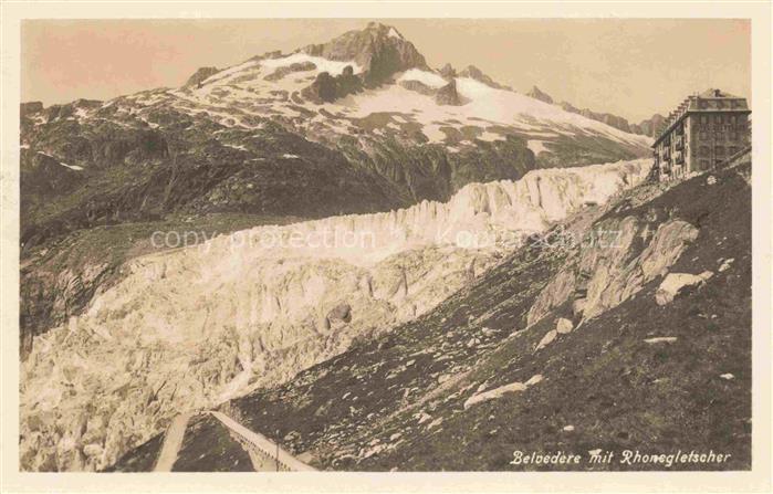 Gletscher Ferner Glacier Glaciar Ghiacciaio-- Belvedere Rhone