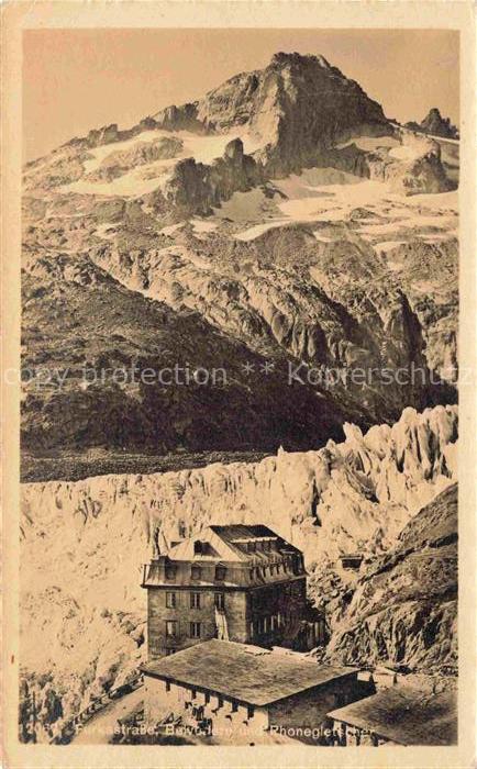 Gletscher Ferner Glacier Glaciar Ghiacciaio-- Furkastrasse Belvedere Rhone