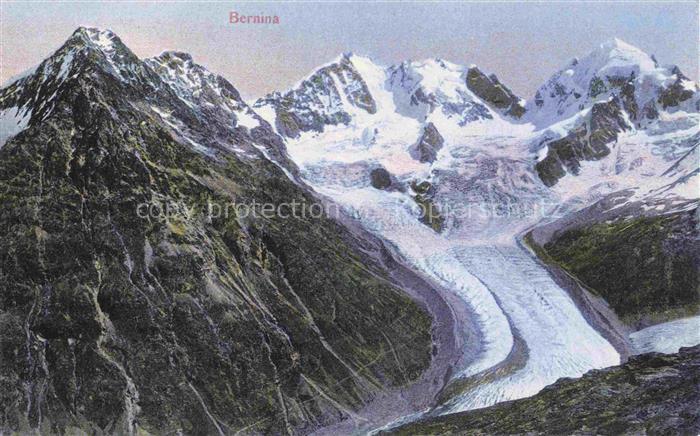 Gletscher Ferner Glacier Glaciar Ghiacciaio-- Bernina