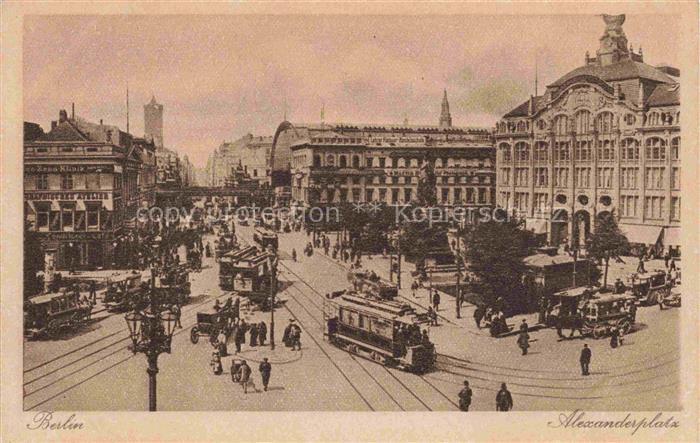 STRAssENBAHN Tramway-- Berlin Alexanderplatz