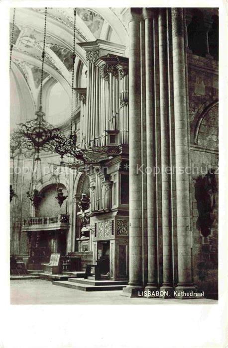 Orgel Kirchenorgel Organ Orgue Lissabon Kathedraal