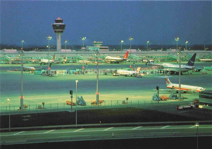 Flughafen Airport Aeroporto Muenchen Vorfeld West Tower