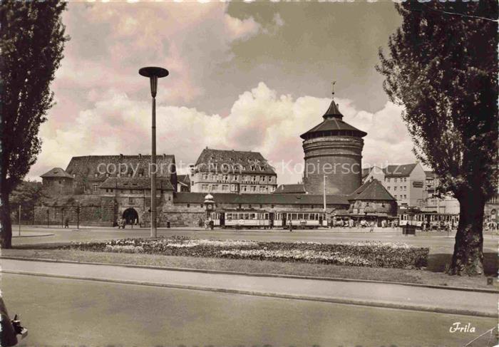 STRAssENBAHN Tramway-- Nuernberg Hauptbahnhof Koenigstor