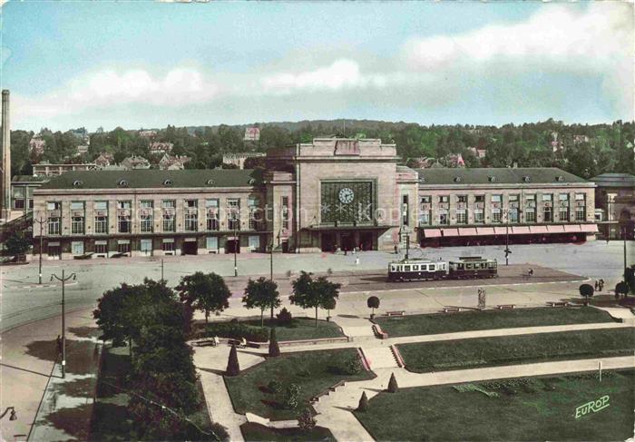 STRAssENBAHN Tramway-- Mulhouse La Gare Bahnhof