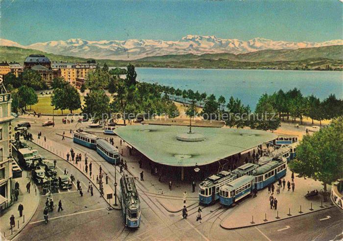 STRAssENBAHN Tramway-- Zuerich Bellevueplatz