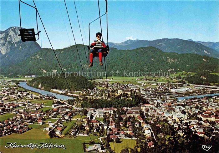 Sessellift Chairlift Telesiege Kufstein Alpenstadt am Inn Tirol