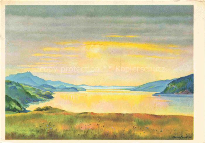 Jacobi Marcus Kuenstlerkarte Rund um den Thunersee