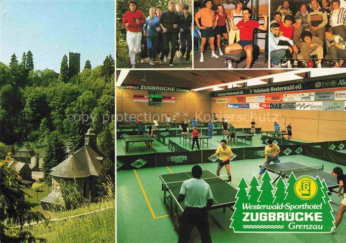 Tischtennis Table-Tennis Tennis de Table Ping-Pong-- Sporthotel Zugbruecke Grenz