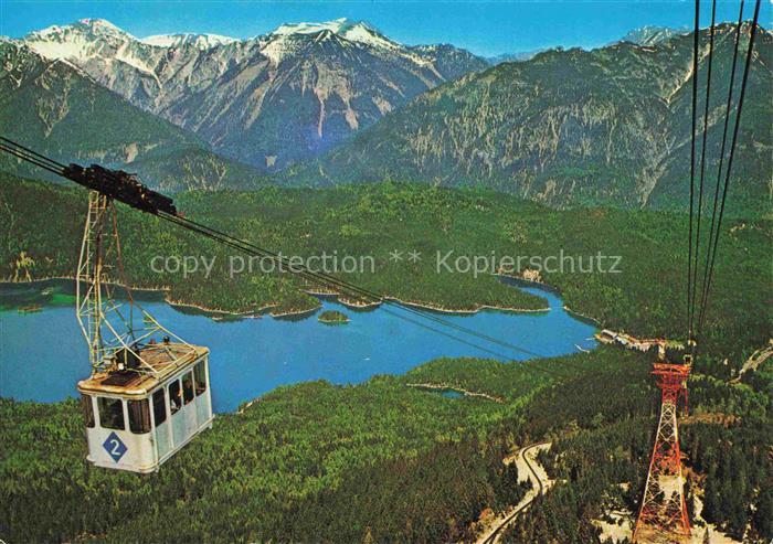 SEILBAHN Cable-Car Telepherique Zugspitze Grosskabinenbahn