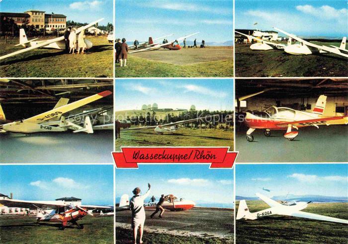 Segelflug Gliding Vol-Voile Vuolo-a-Vela Volo-a-Vela-- Wasserkuppe Rhoen