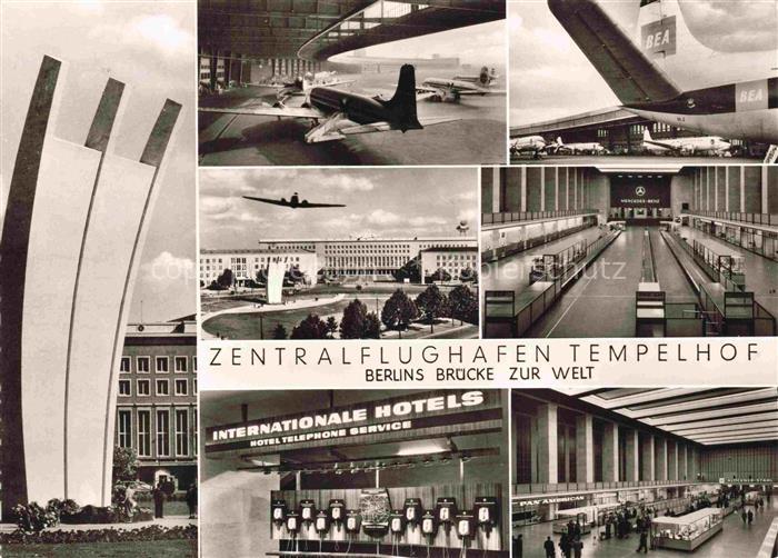 Flughafen Airport Aeroporto Berlin Tempelhof