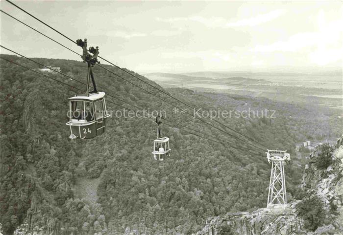 SEILBAHN Cable-Car Telepherique Thale Harz Kr. Quedlingburg