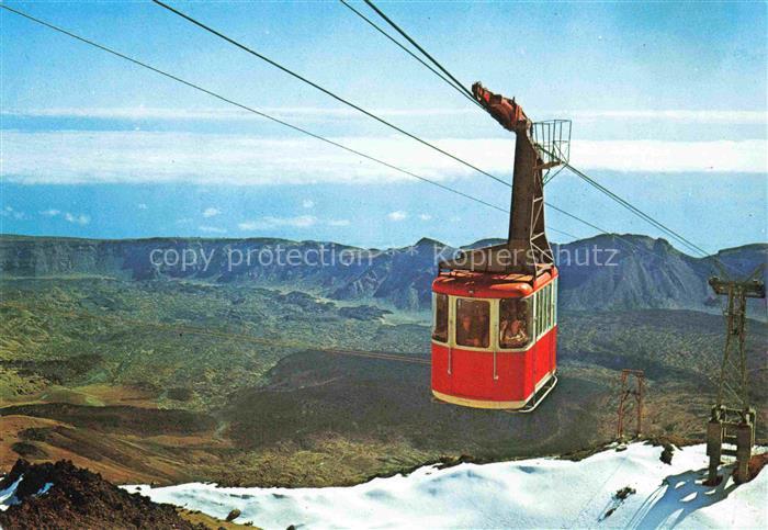 SEILBAHN Cable-Car Telepherique Tenerife Teide