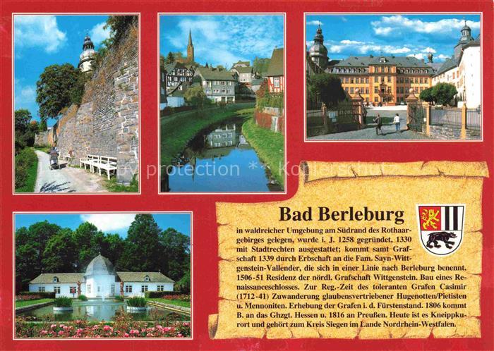 Chronik-AK Bad Berleburg Rothaargebirges