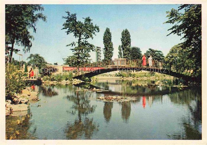 IGA Gartenbauaustellung International Hamburg Japanische Bruecke Philips Turm