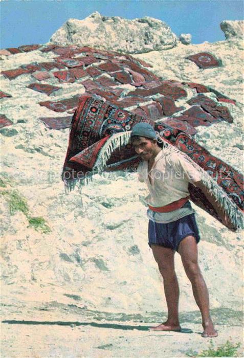 Teppiche Carpets Tapis Tappeti Alfombras-- Persien Trocknen der Teppiche in der