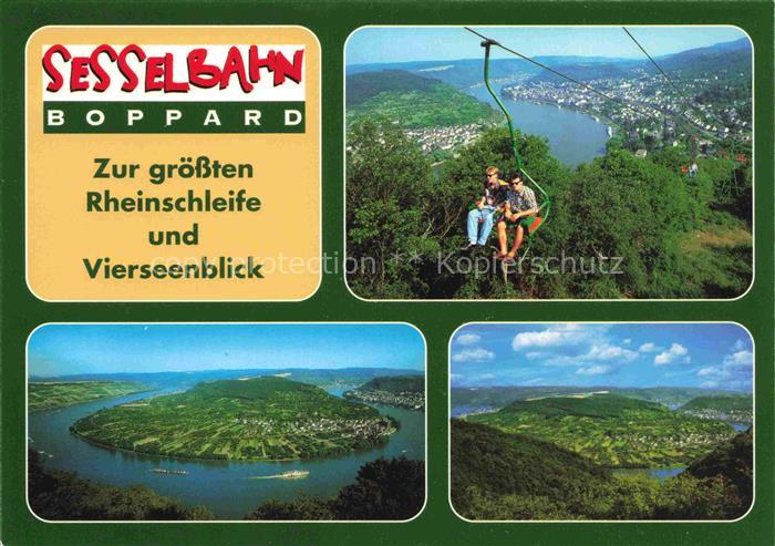 Sessellift Chairlift Telesiege Boppard am Rhein Chairlift